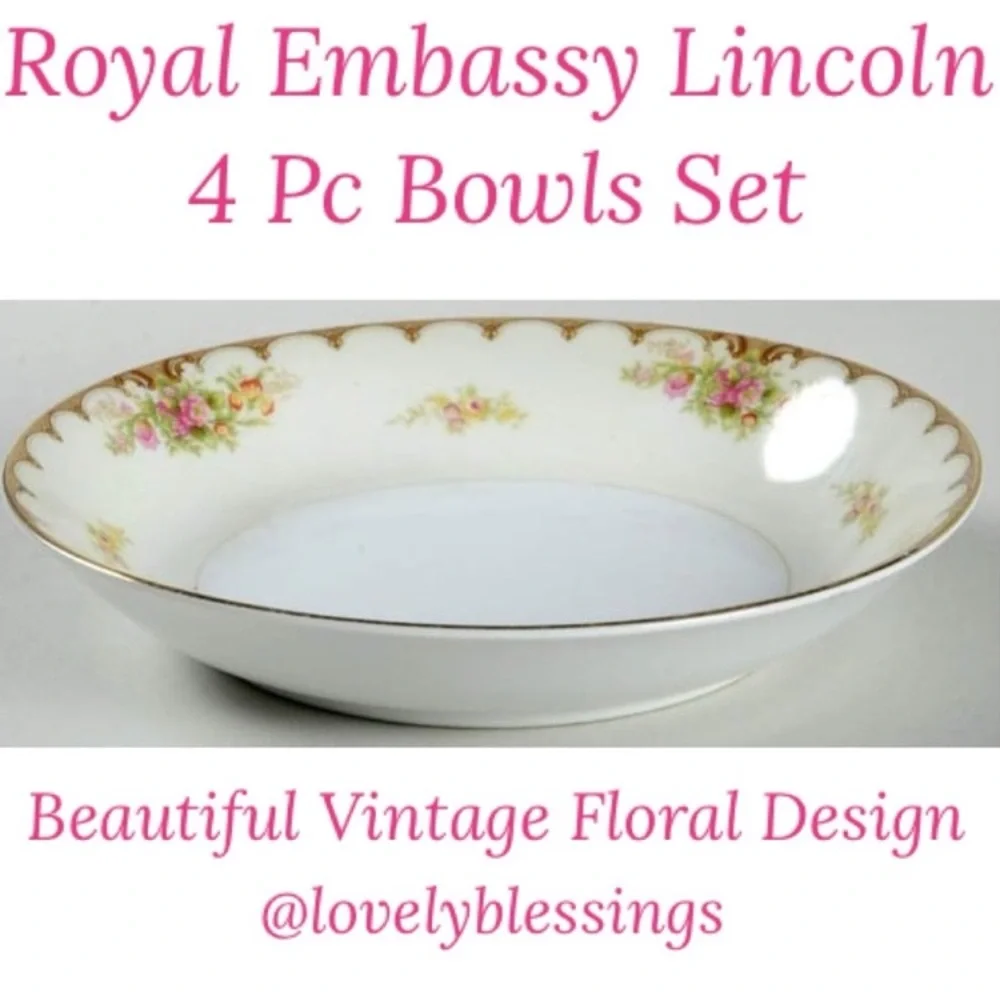 Vintage floral dining